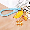 Style-A Sky-Blue-Strap Leaf-Coin