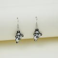 Vampire Lips and White Ghost Halloween Hook Earrings view 2