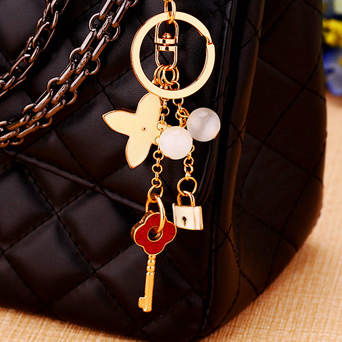 Clover and Auspicious Charm Keychains in Thirty-Four Designs