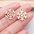 Enamel Zinc Alloy Santa Claus Snowman Snowflake Reindeer Charm Pendants for DIY