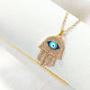 Blue Crystal Hamsa