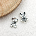 Antique Silver Bear Metal Charms with 11 Listed Options view 10