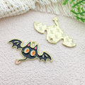 Black Pumpkin and Bat Metal Charms with 9 Listed Options view 10