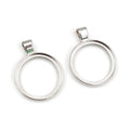 Open Round Round Pendant Bezel Blank for Cabochon Craft view 5