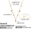 Gold Zircon Flower Teardrop Mariner Charm Necklace Bracelet view 8
