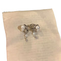 Silver Pearl Crystal Cascade Ear Cuff Fashion Jewelry Accessory view 5