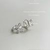 Silver Butterfly Hoop