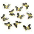 Colorful Double Sided Enamel Butterfly Beads in Eight Styles view 3