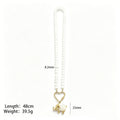 Colorful Round Bead Necklaces With Seven Novelty Gold Tone Pendants view 10
