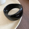 Irregular Glossy Acrylic Resin Bangle Bracelet 5 Styles view 9