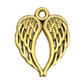 Matte Gold-Tone Heart and Letter Metal Charms with 26 Listed Options view 12