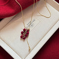 Velvet Grape and Horse Pendant Necklaces in Four Designs view 8