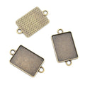 Rectangular Double Loop Pendant Trays in Two Finishes view 3