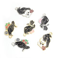 Polished Silver Gold Decorative Alloy Charms in 6 Styles view 2