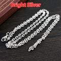 Fine Link Necklace Chains With Lobster Clasps in Five Tones view 4