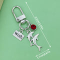 Dolphin and Turtle Charm Keychains Featuring Chain Across 7 Pictured Variations view 6