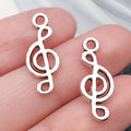 Antique Silver Musical Instrument Metal Charms with 40 Listed Options view 10