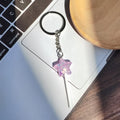 Resin Glitter Star Lollipop Keychains Silver Ring 5 Colors view 9
