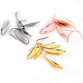 Long Teardrop Earring Hooks in Eight Finish Options view 1