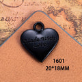 Black Symbol and Motif Pendant Charms in Eight Designs view 7