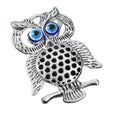 Alloy Owl Blue Evil Eye Charm Pendant Two Tone Finish view 5