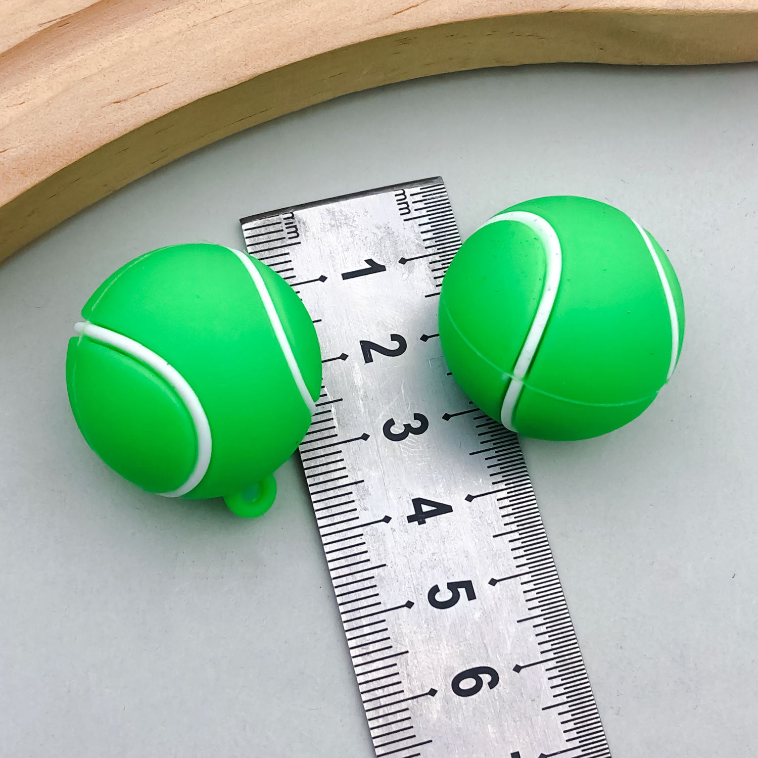 Zinc Alloy Blue Football Figure Charm Pendant for DIY Keychain Bag Decor Phone Strap Accessories