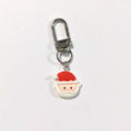 Silver Tone Christmas Resin Novelty Clip Keychains in Eleven Designs view 7
