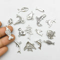 Metallic Dolphin and Fish Metal Charms with 18 Listed Options view 3