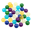 Crackle Pattern Round Resin Cabochons in Five Color Options view 5