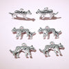 Antique Silver Leopard