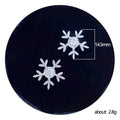 Silver Tone Crystal Snowflake Stud Earrings with Polished Finish view 5