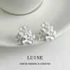 Matte Silver Flower