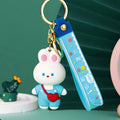 Mixed Energetic and Jelly Rabbit Keychains in Five Pictured Color Options view 2