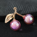 Cherry Charm Pendant Iridescent Resin Beads Three Colors view 7