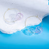 Pink Bubble Hoops