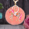 Pink-Horse Korean-Pink-Pompom