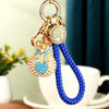 Sky-Blue Pearl-Pouch