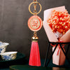 Pink Plaque-Tassel