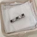 Satin Crystal Duckbill Hair Clips Six Black Pink Grey Styles view 7