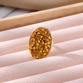 Gold Tone Oval Irregular Chip Adjustable Rings in Seven Colors view 10