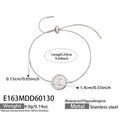 Crescent Moon Shell Disc Adjustable Bracelets in Gold and Silver Tone view 6