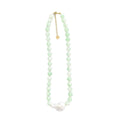 Six Color Faux Baroque Bead Necklaces With Carabiner Clasps view 5