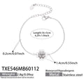 Four Leaf Clover Zircon Necklace Bracelet Ring Earring Set view 8