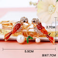 Mixed Lovebird Butterfly and Umbrella Keychains in Four Pictured Designs view 6