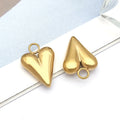 Gold-Tone Heart Metal Charms with 14 Listed Options view 10