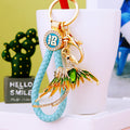 Jeweled Phoenix Keychains with Fortune Cords and Loose Heart Loops view 4