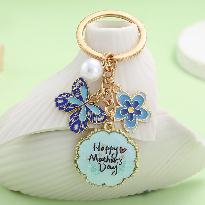 Rose and Flower Charm Keychains in 38 Pictured Variations for Bags and Keys