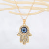 Gold Crystal Hamsa