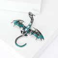 Winged Pterosaur Brooch in Six Enamel and Crystal Colorways view 2