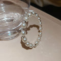 Open Pearl Bangle Bracelets Rhinestone Accents Eleven Styles view 11